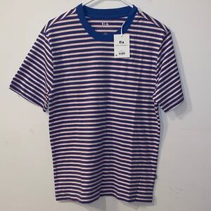 5/$25 NWT!! Free Assembly Navy and White Striped Men's Tee Size Small